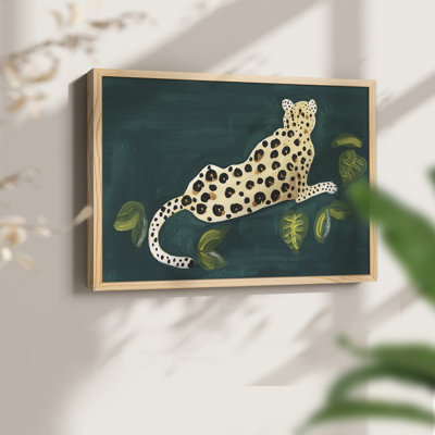 Lethargic Leopard I -Framed Print - Restickable