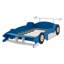 Lit plateforme avec roulettes Race-2106170686