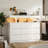 9-Drawer Dresser With Power Outlets And Adjustable Lights