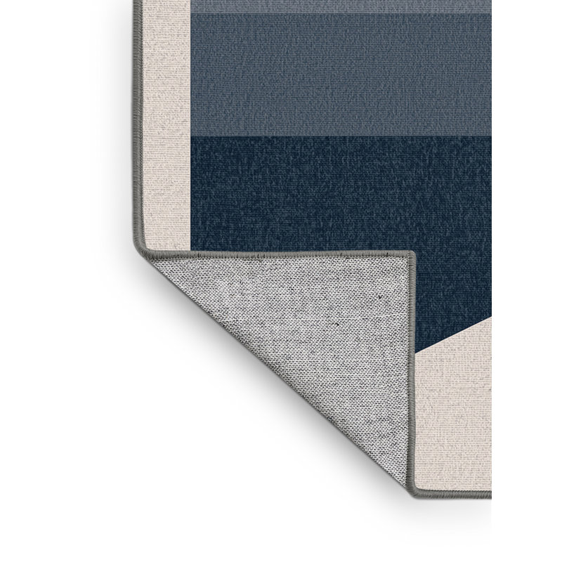 Tapis gris lavable à la machine Wyndmoor, 4 x 2