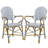 Wilburg Premium All-Weather Wicker Outdoor Stacking Dining Armchair-931349020