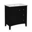 Meuble-lavabo 30 po avec lavabo en céramique-1252540867