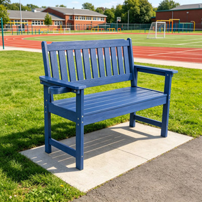 Weather Resistant Garden Bench For Patio Porch Park Outdoor Resting Areas