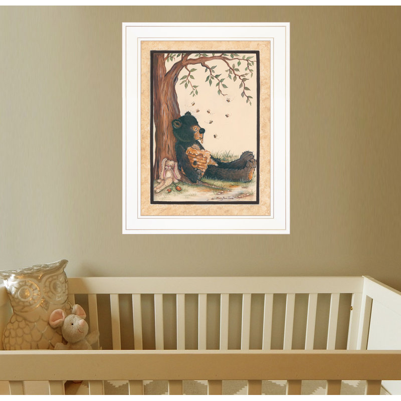 Thorncliffe Nap Time Framed Art, White Framed