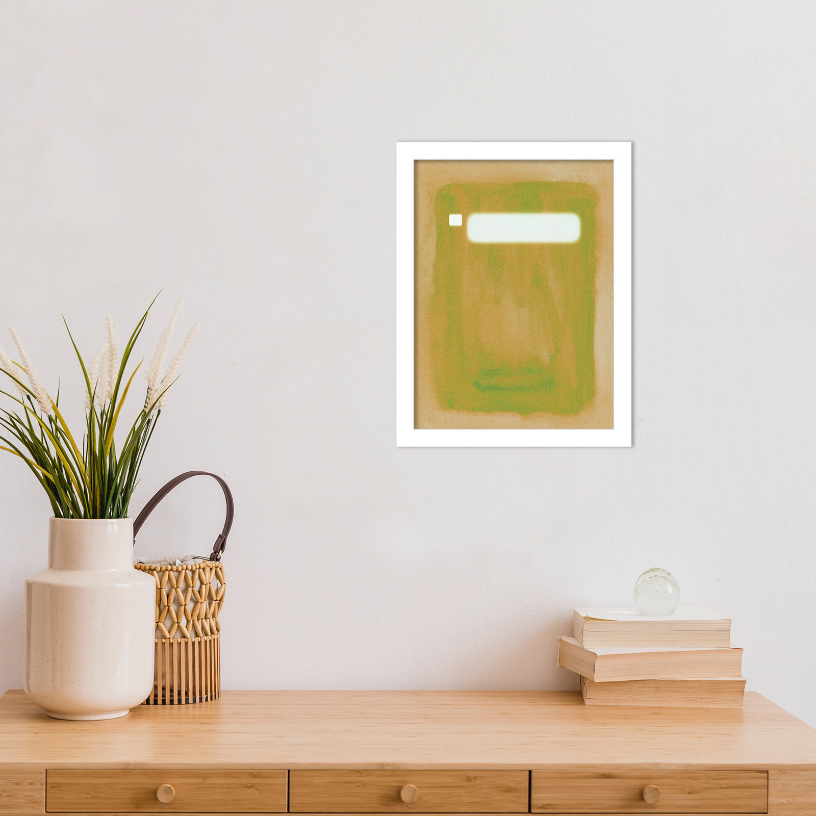 Focal Point II Print by Melissa Wang, White, 13" H x 10" W