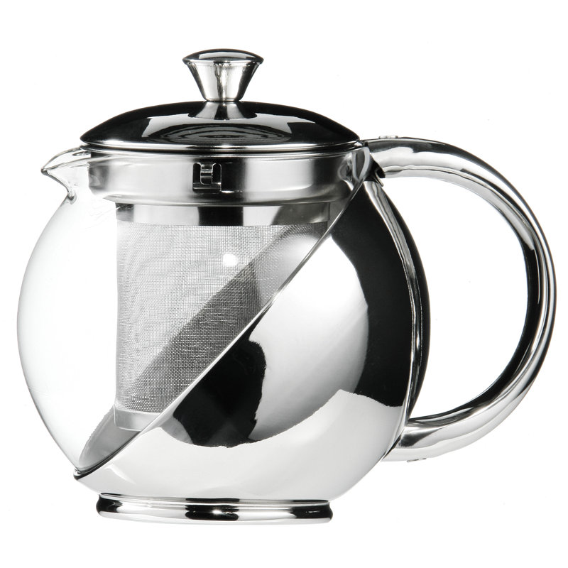 17 Stories Whitehaven 065ml Solid Colour Teapot, 0.7 L