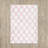 Cuanaic Trellis Shag Performance White/Pink Rug-975425133