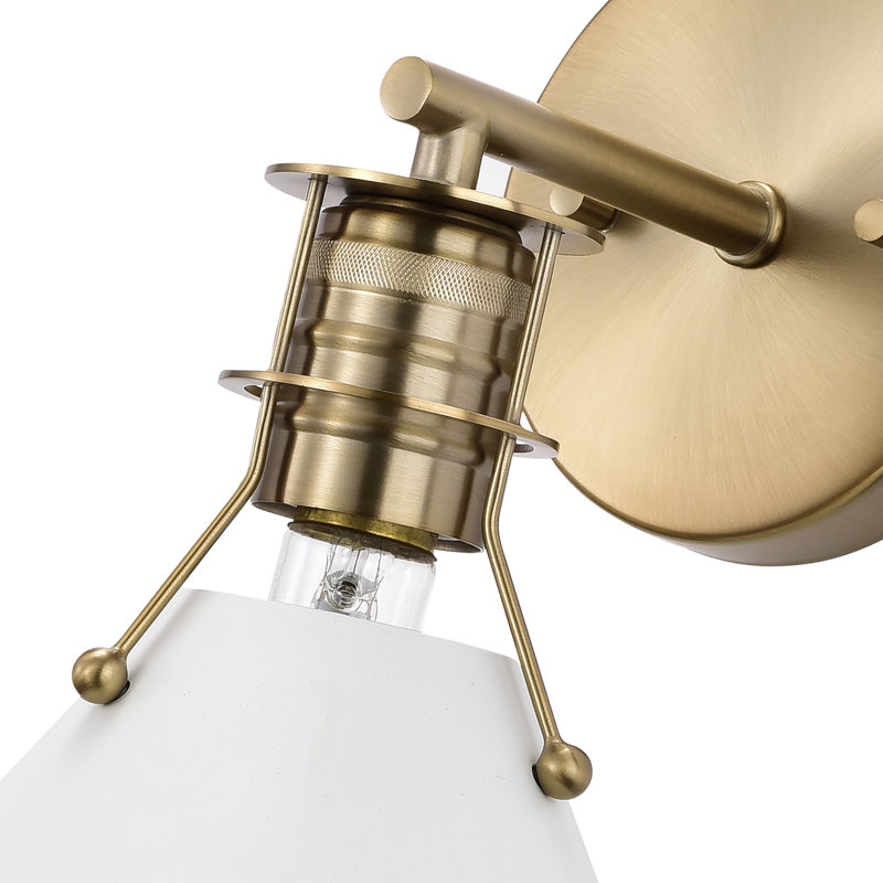 Frome Armed Sconce, Matte White