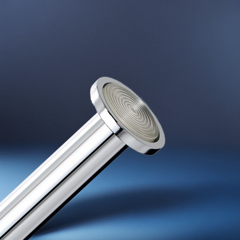Tringle à rideaux à tension robuste - Tringle à tension à ressort réglable pour la douche ou les fenêtres avec antirouille, aucun outil requis