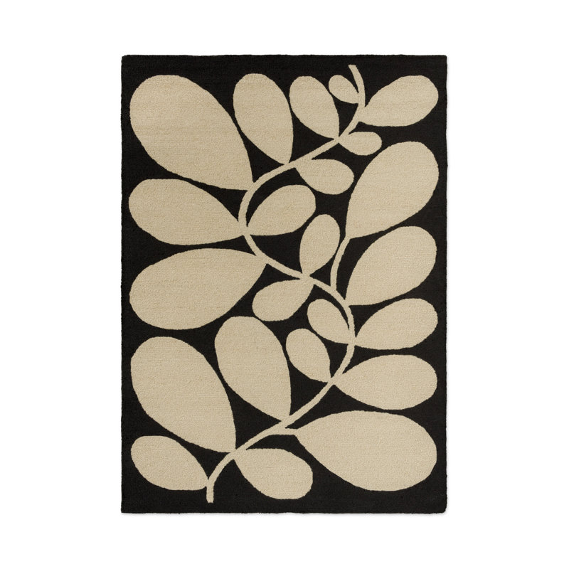 Sycamore Hand Tufted Floral Area Rug, Rectangle 6'6" x 9'2"
