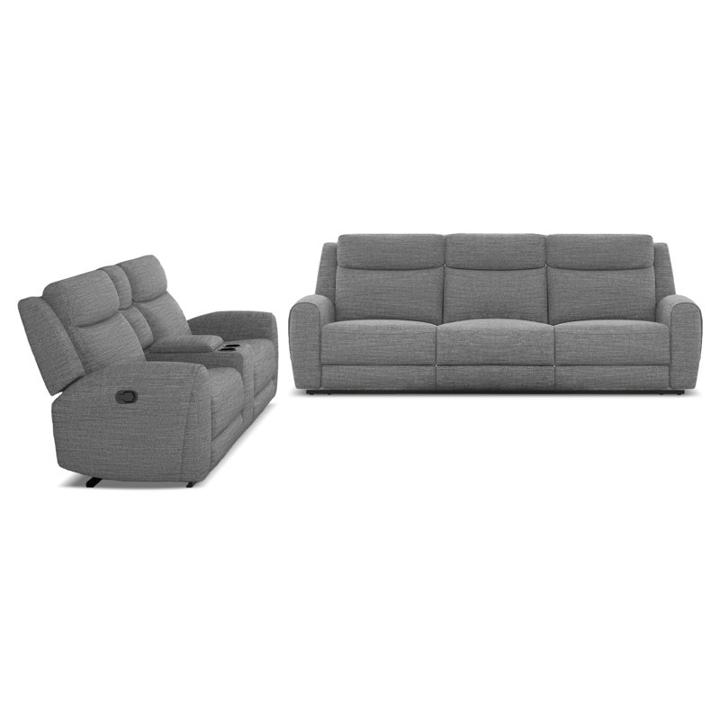 Burrus 2-Piece Manual Reclining Sofa Set