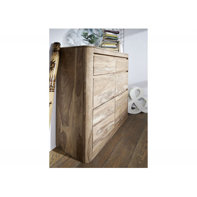 Toronto Solid Wood 100cm W 2 - Drawer Chest of Drawers