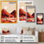 «Yeal Full Moon over Terra Cotta Mountains I», reproduction sur toile-87373250-87373249