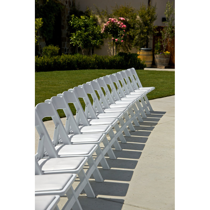 Chaise pliante DuraMax Pro, Blanc