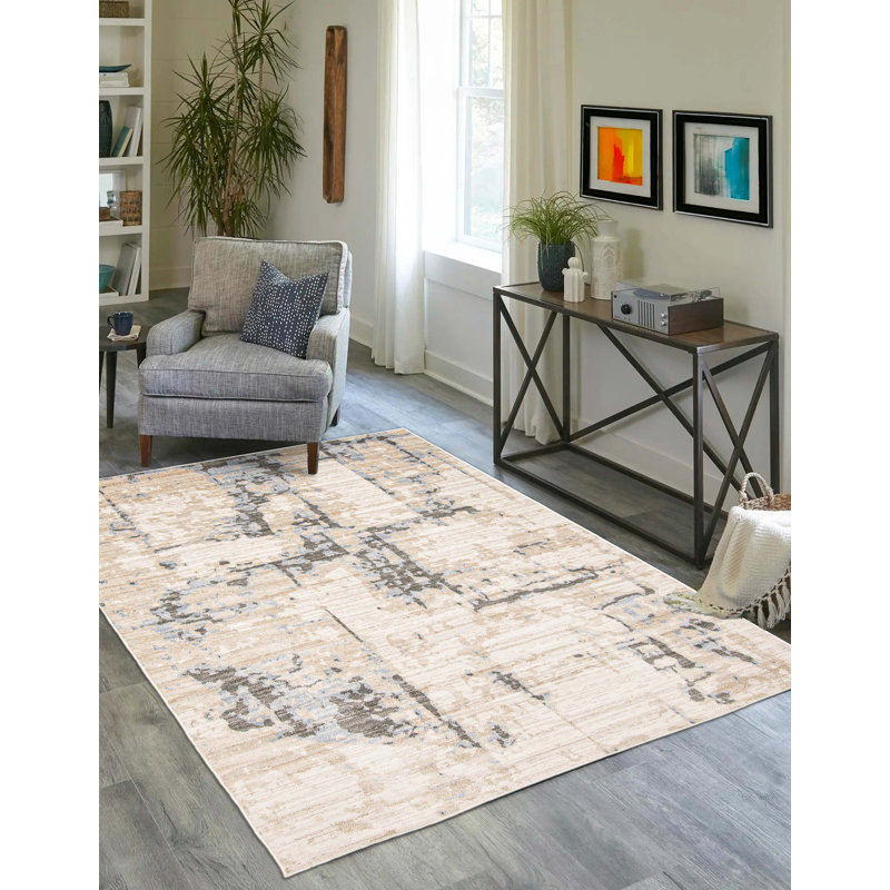 Tapis ivoire Celeste, Rectangle de 5 pi x 8 pi