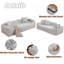 Camario 2 Piece Boucle Cloud Sofa Set-2144744488