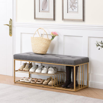 Muammar Upholstered Shoe Storage Bench