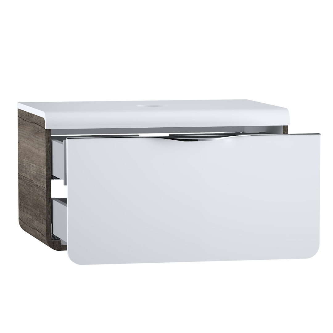 61cm Wall Mounted Vanity Unit Base