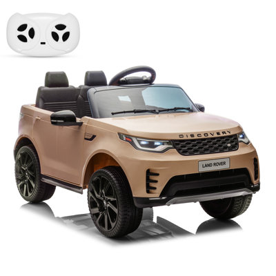 Voiture à 2 places sous licence 12V pour enfants, véhicule électrique Land Rover avec télécommande 2,4G, portes doubles et lumières DEL