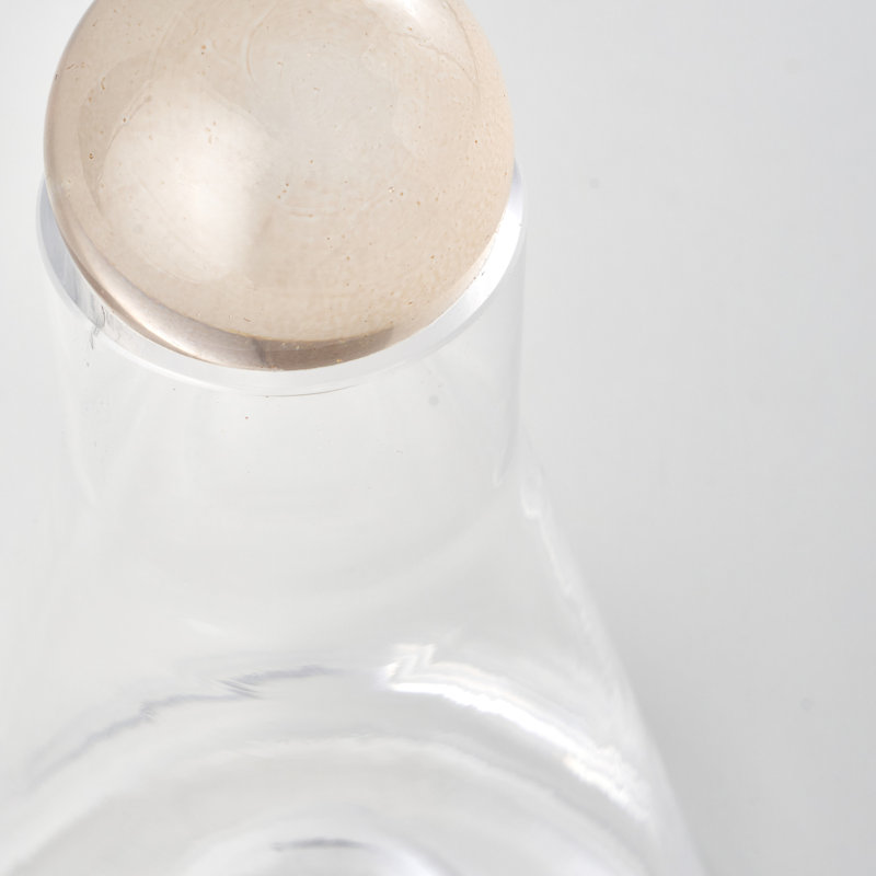 Magic Glass Carafe With Glass Sphere Stopper