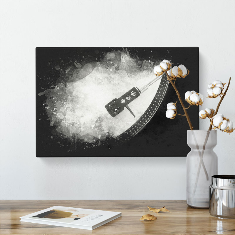 Needle Of The Turntable - Wrapped Canvas, 50cm H x 76cm W x 3cm D