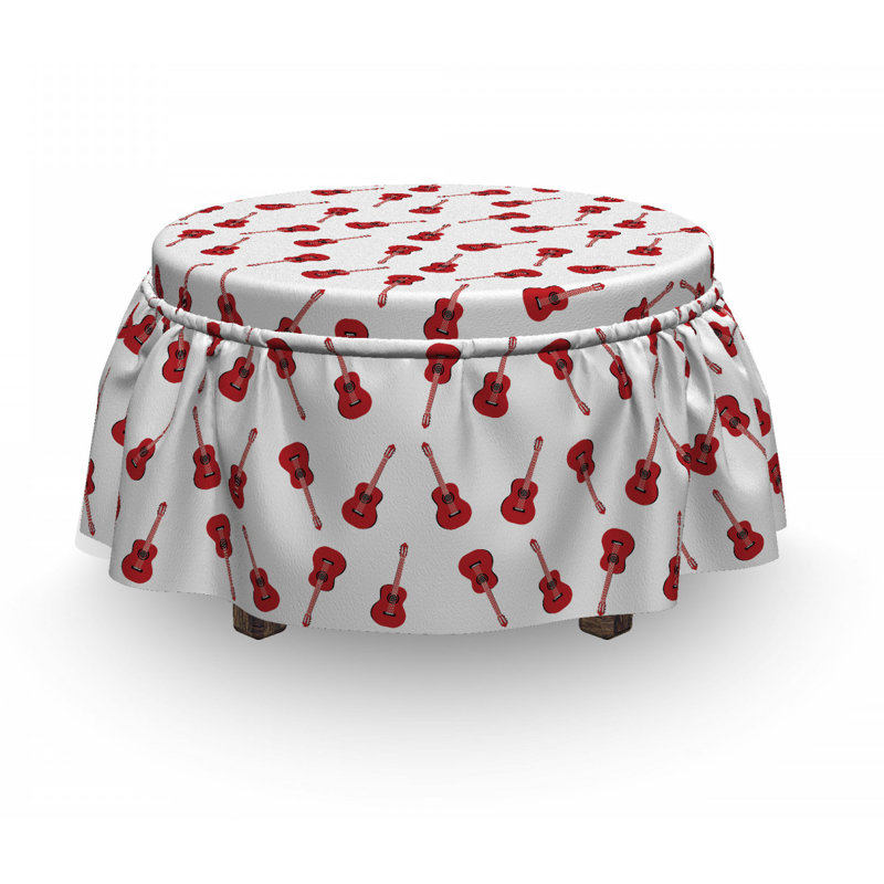 Box Cushion Ottoman Slipcover