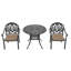Ensemble 3 pièces de meubles de patio en aluminium coulé avec coussins-1902321031