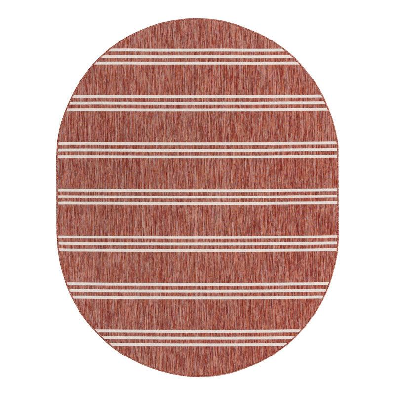 Jill Zarin Anguilla Indoor/Outdoor Rug, Oval 7'10" x 10'