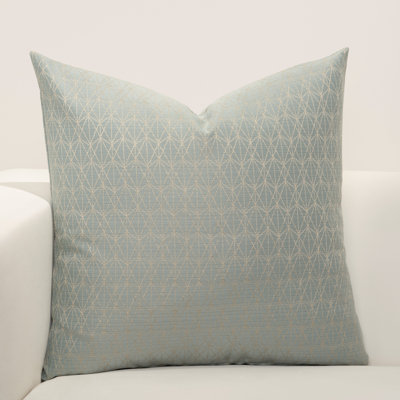Star Attraction Metallic Geometric Throw Pillow