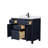 Beckett 42" Freestanding Single Bathroom Vanity with Cultured Marble Top-52605365-61131900-52605366