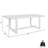 Aerilyn 82" Solid Wood Dining Table
