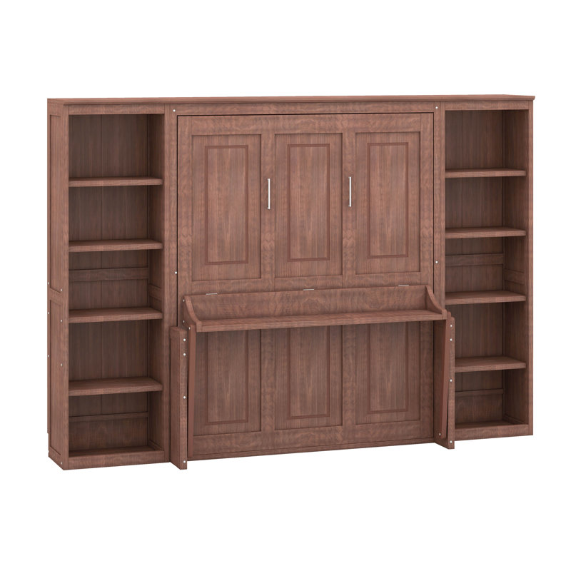 Lit escamotable avec armoire Murphy, Double