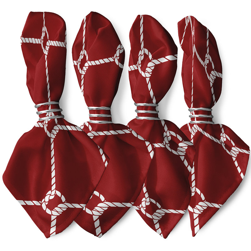 Harrell Ahoy Napkins, Red