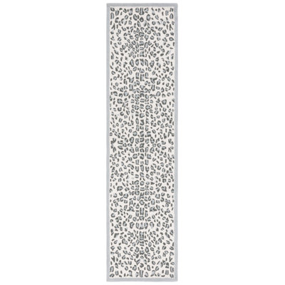 Metro Hand Tufted Indian Wool And Cotton With Latex Animal Print Rug