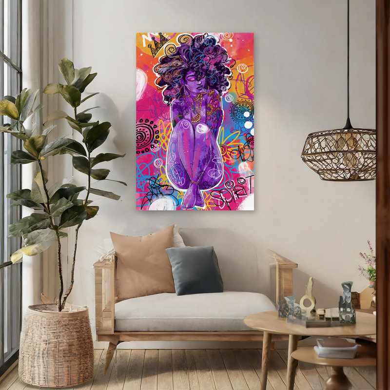 Nomusa - Multicultural Figurative Nudes Art, 48" H x 32" W