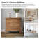 Arthelia Traditional 3-Drawers Nightstand with Built-in Charging Station and Pull-out Shelf