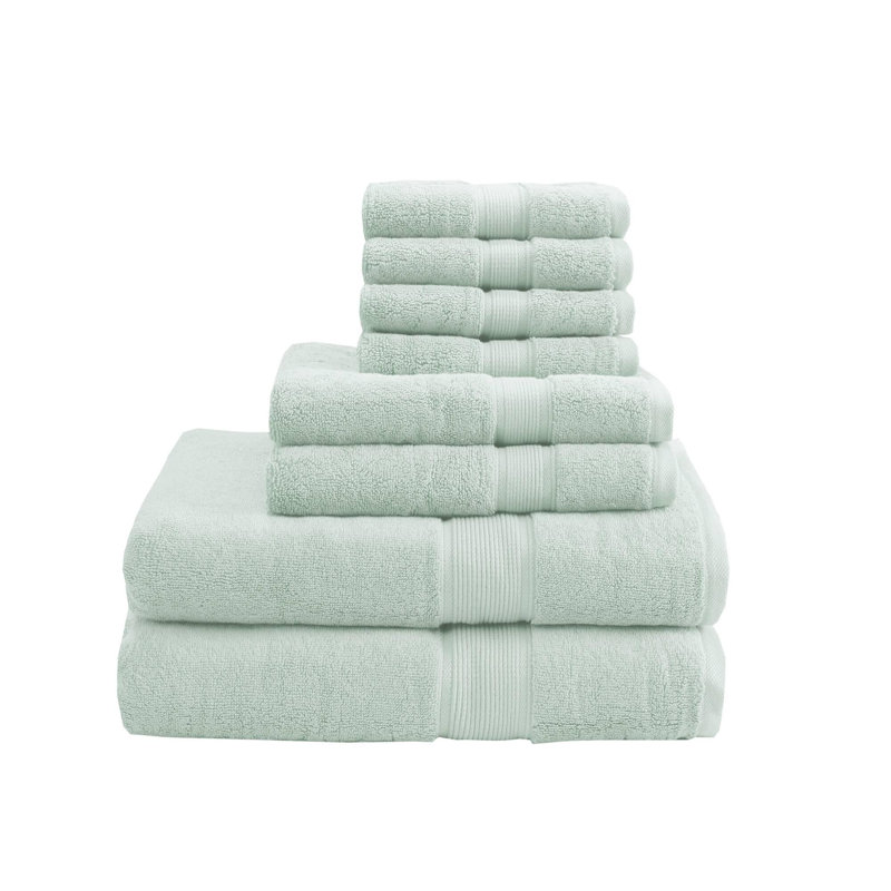 Cotton Bath , Bath Sheets - 2 Pack, Seafoam