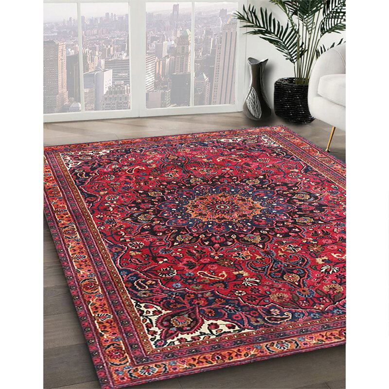Clydine Oriental Indoor Rug, Round 6'