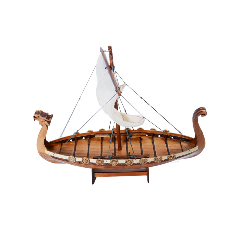 Captivating Drakkar Viking Combo: A Model Ship and Legendary Hat