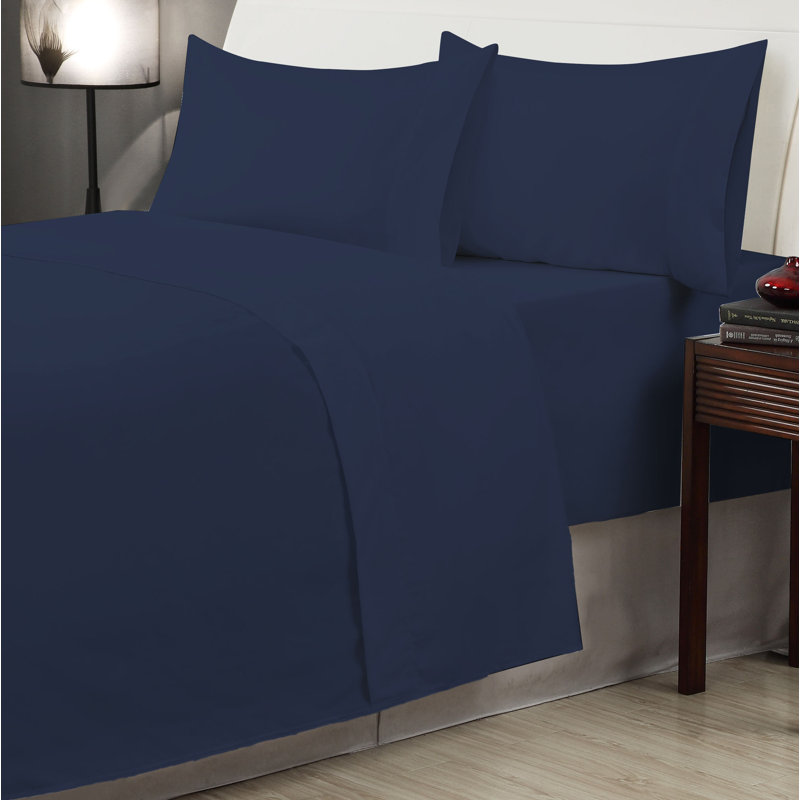 Billie Microfiber Sheet Set, Twin XL, Charcoal