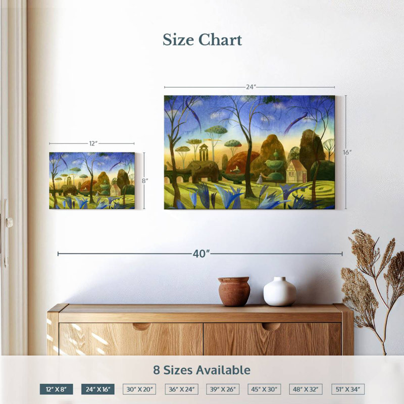 Senne The Magic Garden, 16" H x 24" W