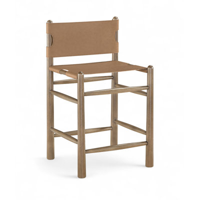 Santos Vegan Leather Upholstered Counter Stool
