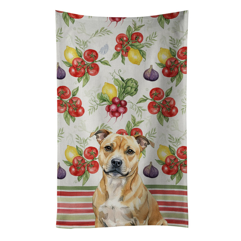 Serviette de cuisine Faw Staffordshire Bull Terrier, Fawn Staffordshire Bull Terrier