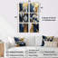 «Golden Graceful Buttercups» - ensemble d'art mural floral de 6-654206490-654206491