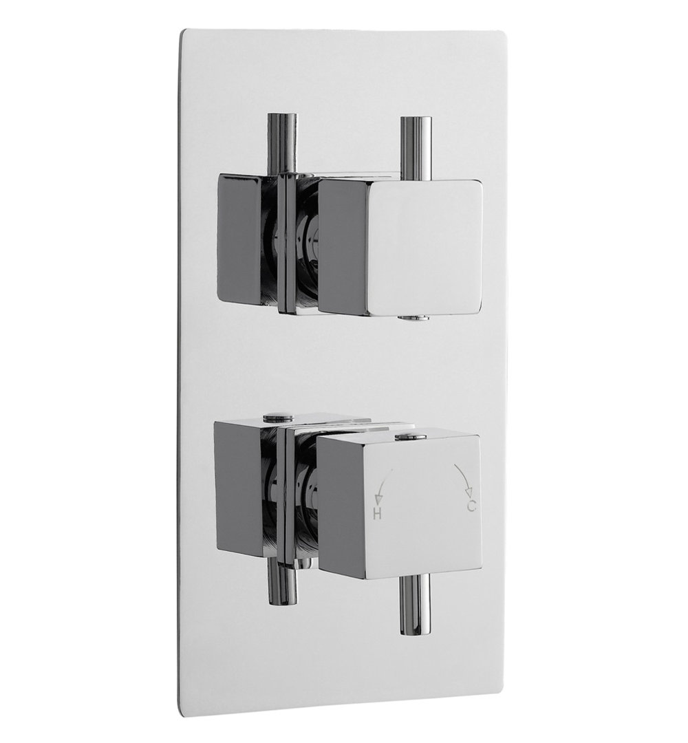 Double Concealed Diverter Shower Valve