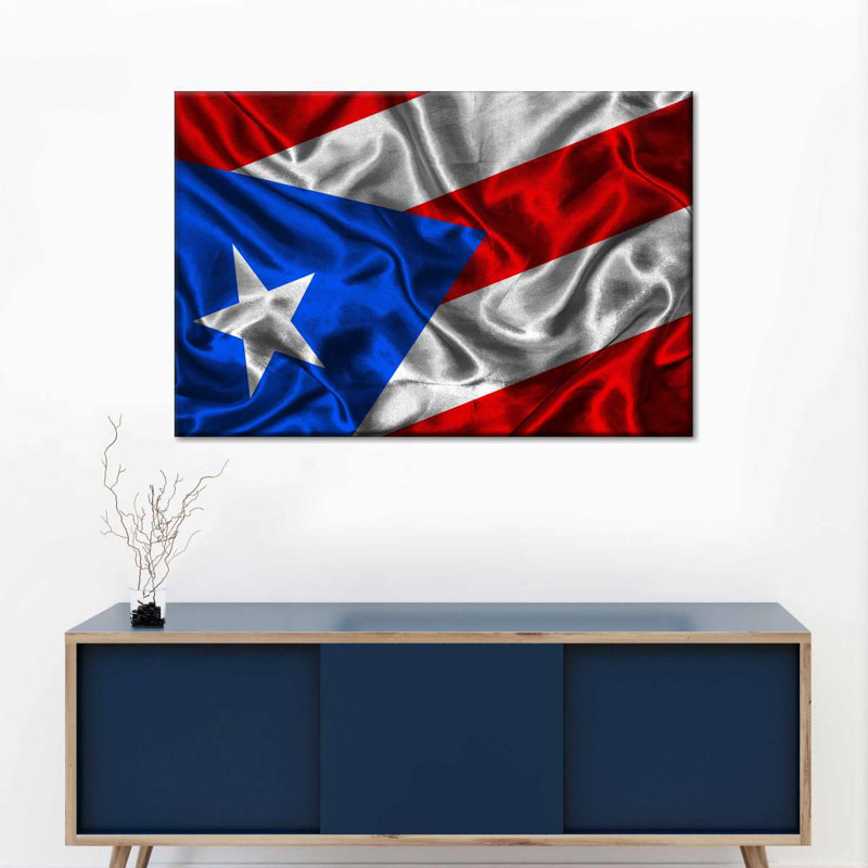 «Puerto Rico Flag», impression sur toile, L 20 po x H 30 po