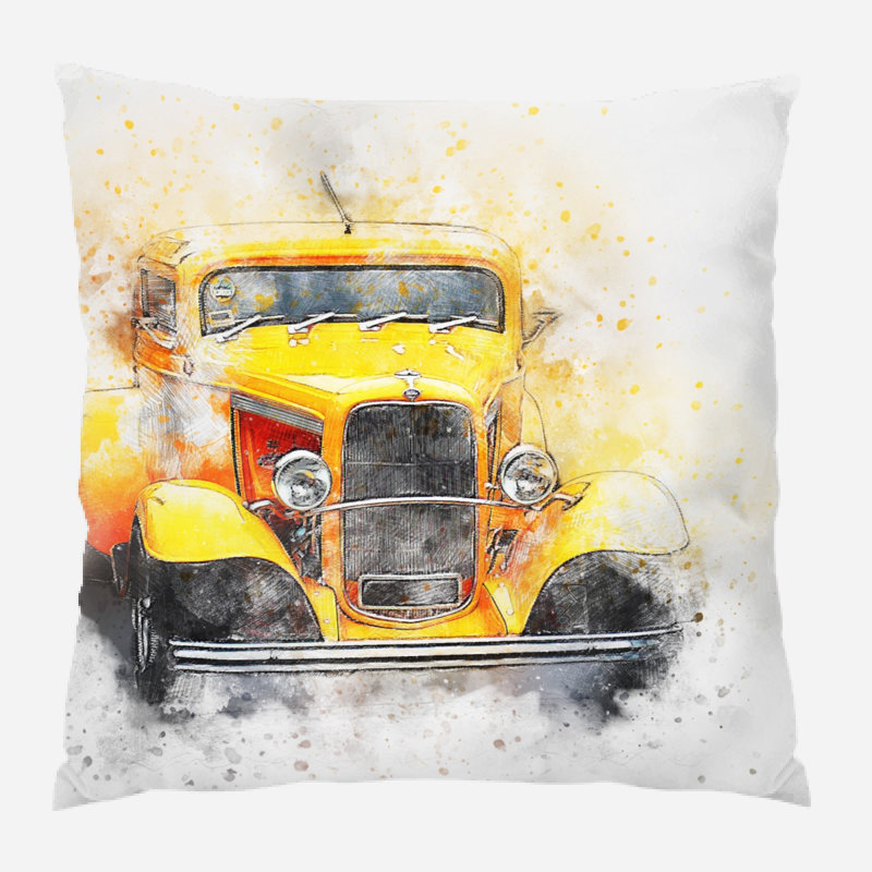 Coussin de voiture Glenlee, Microsuède, Intérieur