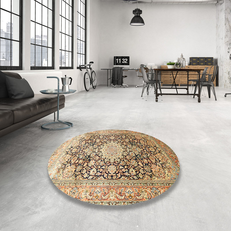 Kaylen Oriental Indoor Rug, Round 4'