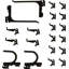  Metal Pegboard Organizer Starter Kit