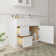 36" W Birch Plywood Freestanding Single Base 2 Drawers Storage Cabinet with Soft Close Door